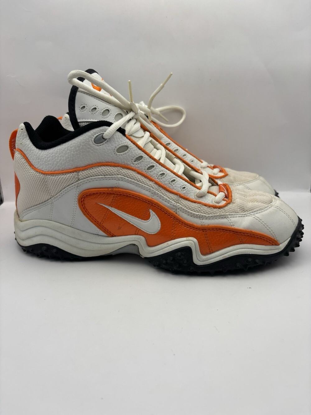 Nike Vintage 1999 Air Pro Turf Orange And White Sneakers Men Size 11
